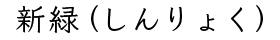 新緑